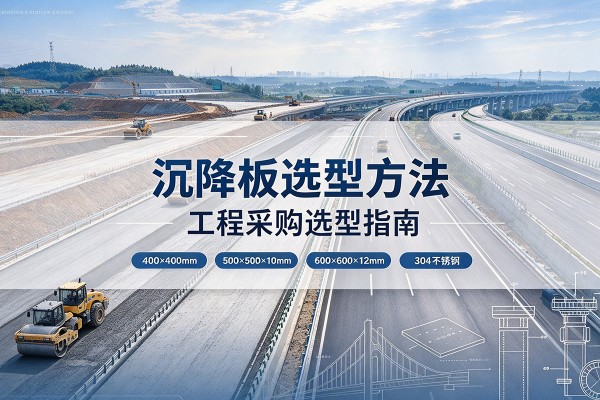 余江沉降板选择方法