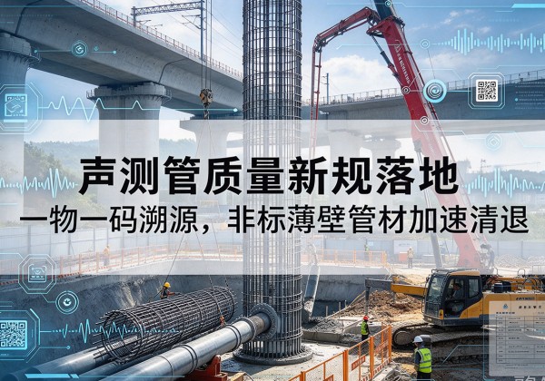 余江声测管质量新规落地，一物一码溯源，非标薄壁管材加速清退