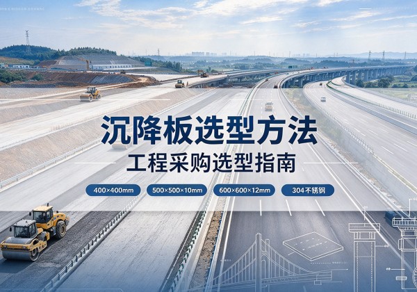 余江沉降板选择方法